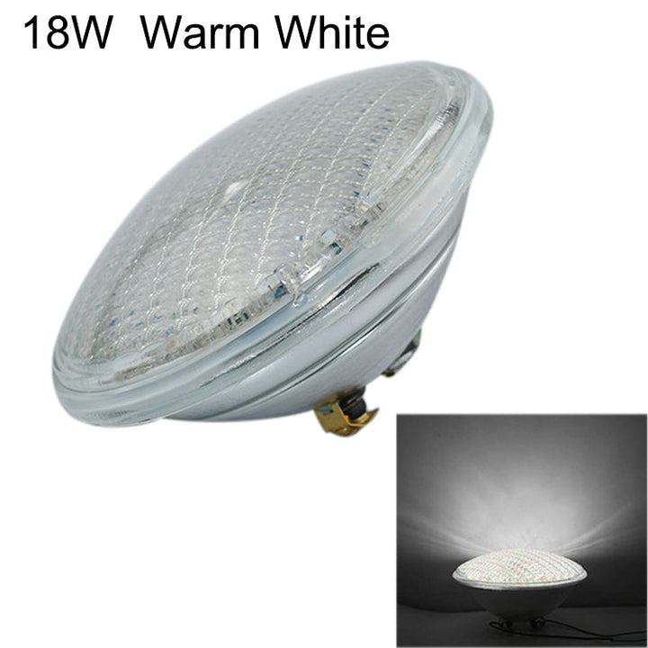 18W LED Indbygningspoollys Underwater Light Source (Varm Hvidt Lys)