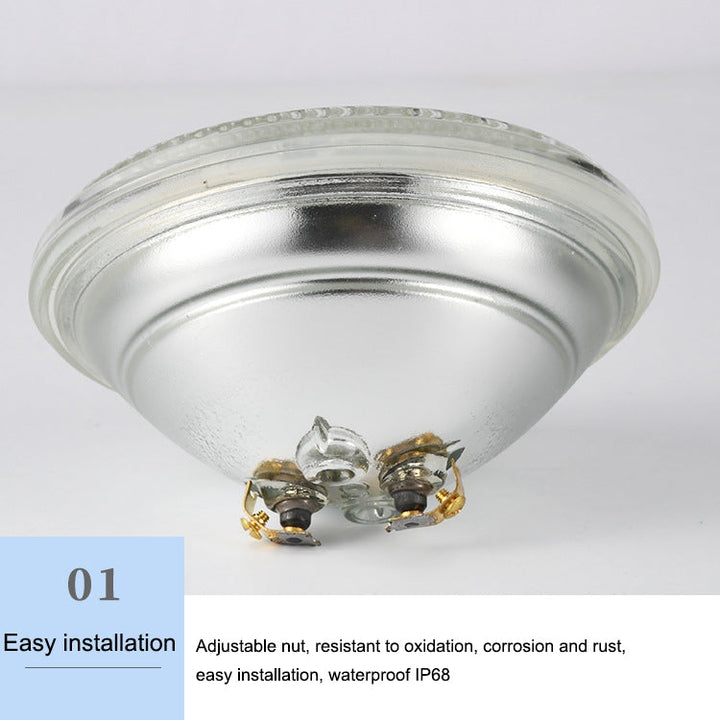 18W LED Indbygningspoollys Underwater Light Source (Varm Hvidt Lys)