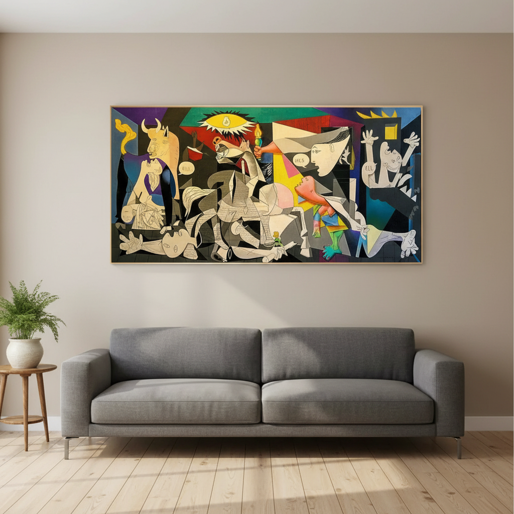 Guernica Picasso Lærred Kunst