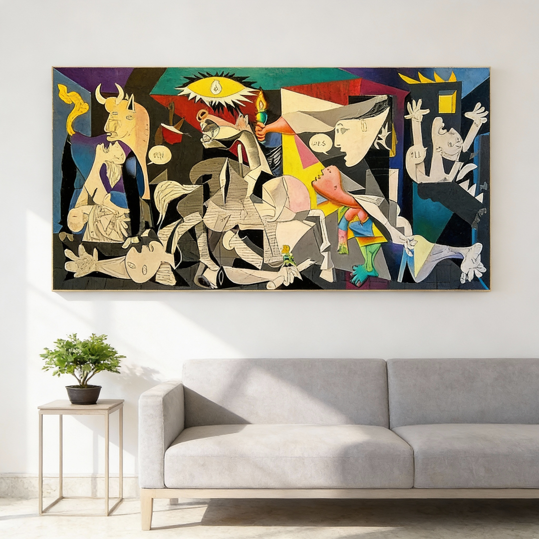 Guernica Picasso Lærred Kunst