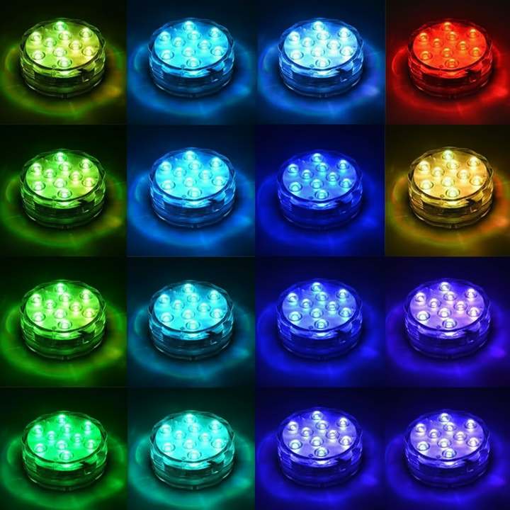 Fjernbetjent vandtæt magnetisk suge LED-lampe