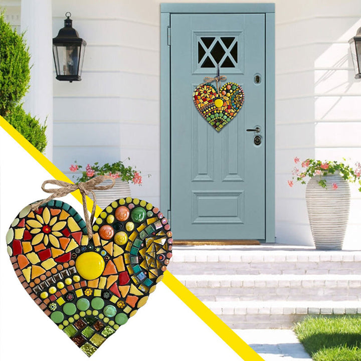Stor Have Mosaik Hjerte Dekoration