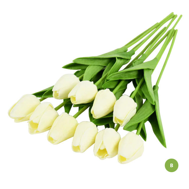 Mode Tulipan Kunstige Blomster Til vedligeholdelsesfri kreativ boligindretning Blomsterarrangementer Til stue og spisestue Nordisk Hjem Dekoration