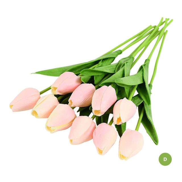 Mode Tulipan Kunstige Blomster Til vedligeholdelsesfri kreativ boligindretning Blomsterarrangementer Til stue og spisestue Nordisk Hjem Dekoration