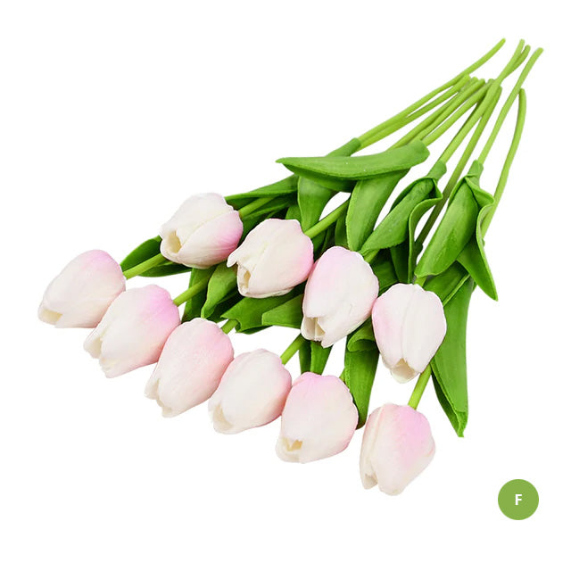 Mode Tulipan Kunstige Blomster Til vedligeholdelsesfri kreativ boligindretning Blomsterarrangementer Til stue og spisestue Nordisk Hjem Dekoration