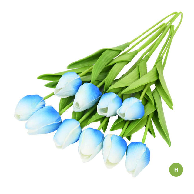 Mode Tulipan Kunstige Blomster Til vedligeholdelsesfri kreativ boligindretning Blomsterarrangementer Til stue og spisestue Nordisk Hjem Dekoration