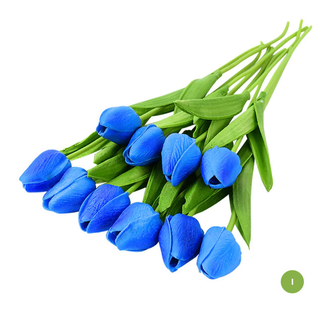 Mode Tulipan Kunstige Blomster Til vedligeholdelsesfri kreativ boligindretning Blomsterarrangementer Til stue og spisestue Nordisk Hjem Dekoration