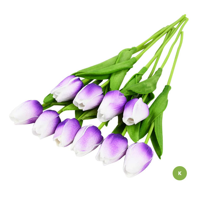 Mode Tulipan Kunstige Blomster Til vedligeholdelsesfri kreativ boligindretning Blomsterarrangementer Til stue og spisestue Nordisk Hjem Dekoration