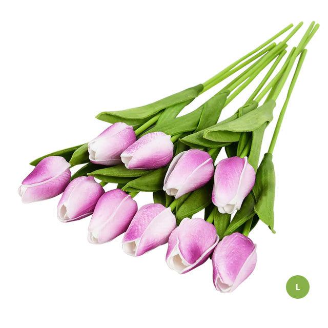Mode Tulipan Kunstige Blomster Til vedligeholdelsesfri kreativ boligindretning Blomsterarrangementer Til stue og spisestue Nordisk Hjem Dekoration