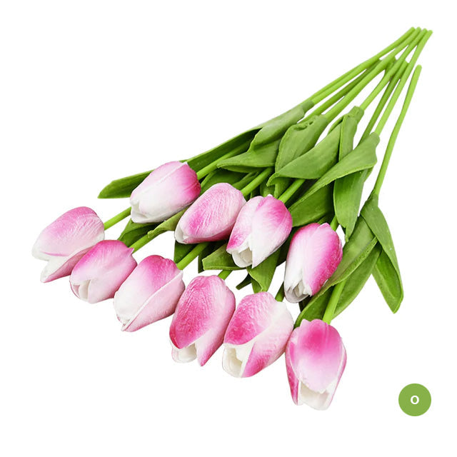 Mode Tulipan Kunstige Blomster Til vedligeholdelsesfri kreativ boligindretning Blomsterarrangementer Til stue og spisestue Nordisk Hjem Dekoration