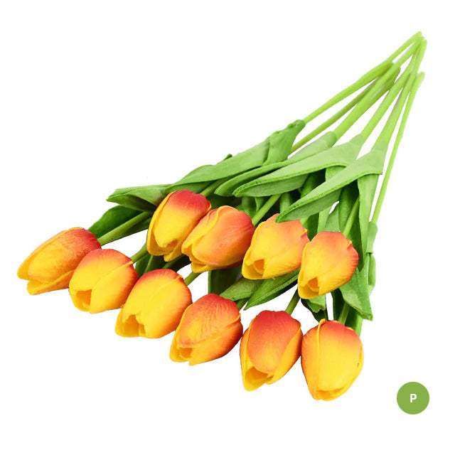 Mode Tulipan Kunstige Blomster Til vedligeholdelsesfri kreativ boligindretning Blomsterarrangementer Til stue og spisestue Nordisk Hjem Dekoration