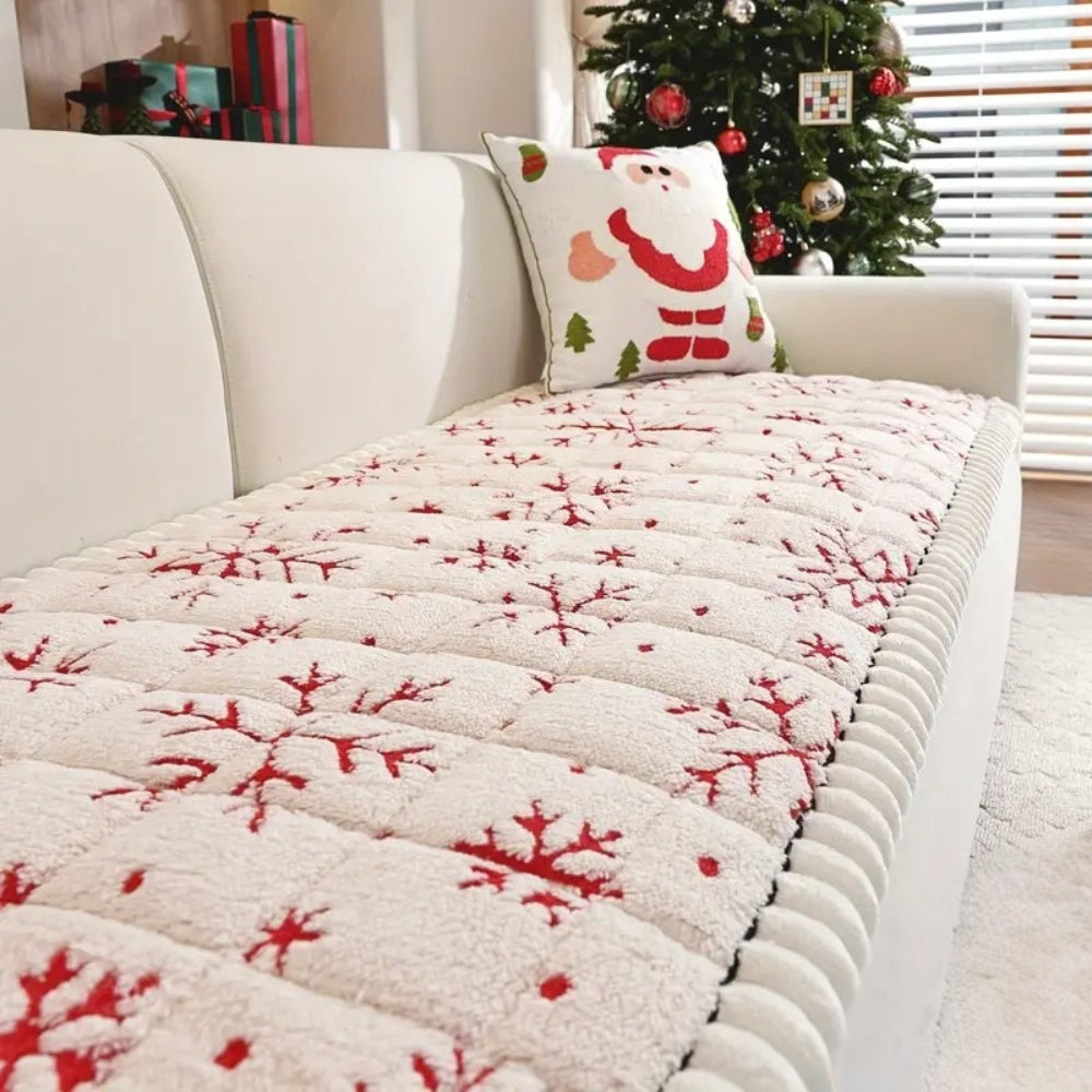 Festlig Ferie Vinter Sofa Cover