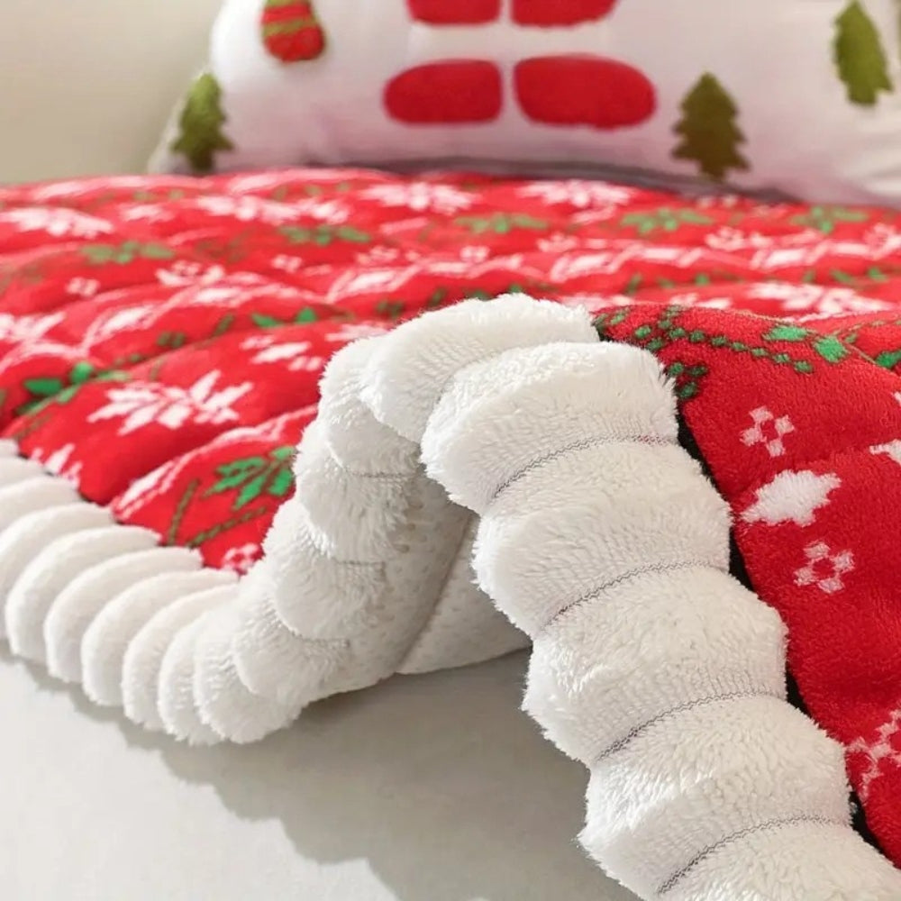Festlig Ferie Vinter Sofa Cover