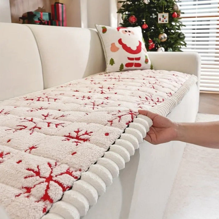 Festlig Ferie Vinter Sofa Cover