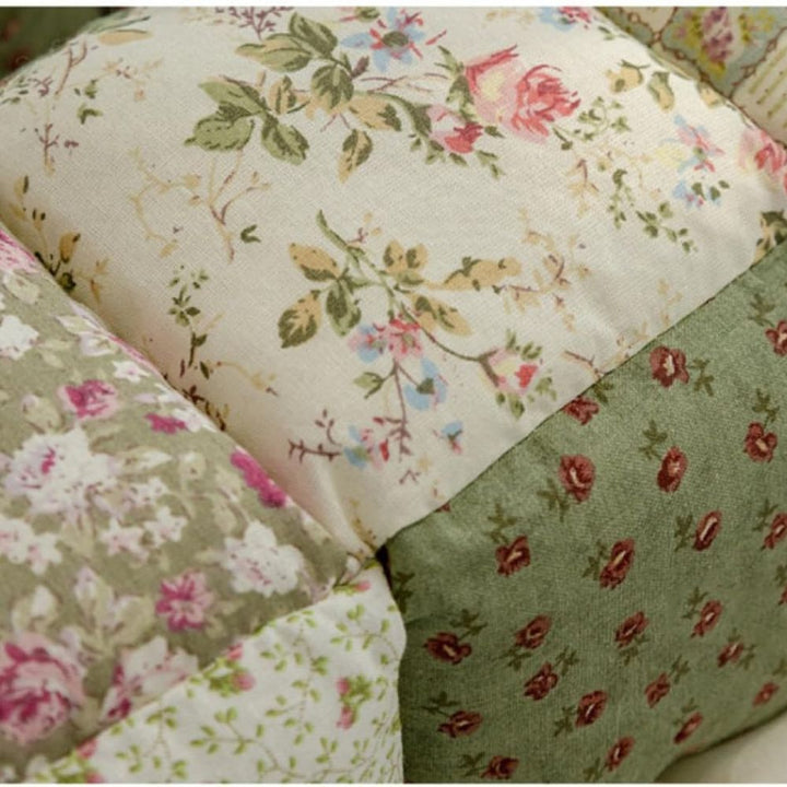 Blomsterbloom Quiltet Sofa Betræk