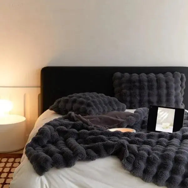 Varmende Tæppe - varmt tæppe til vinter - sofa