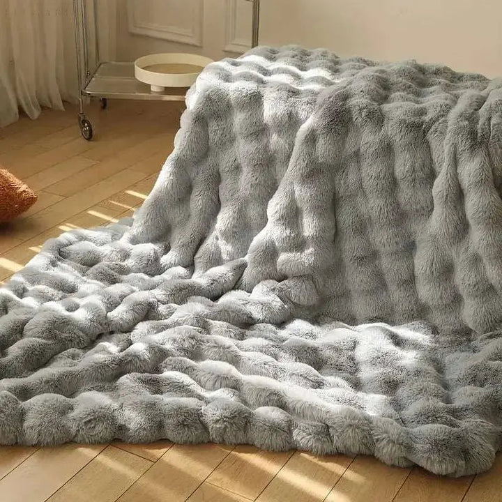 Varmende Tæppe - varmt tæppe til vinter - sofa