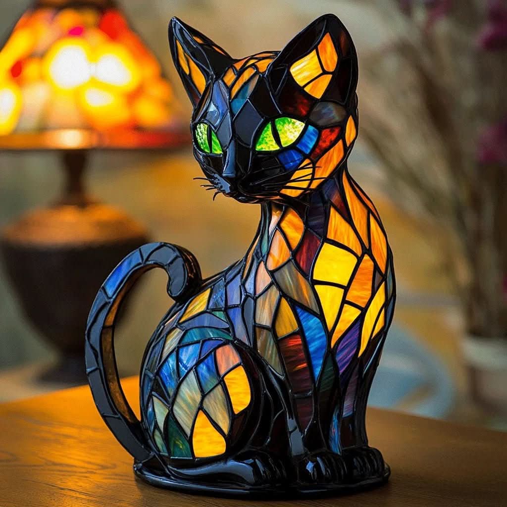 Legende LED Kat Natlampe med Blød Ambient Glød