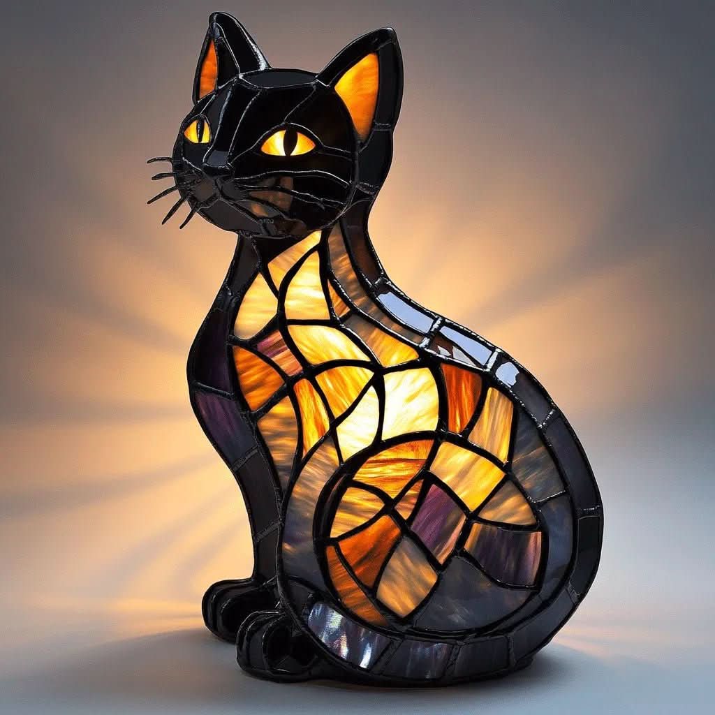 Legende LED Kat Natlampe med Blød Ambient Glød