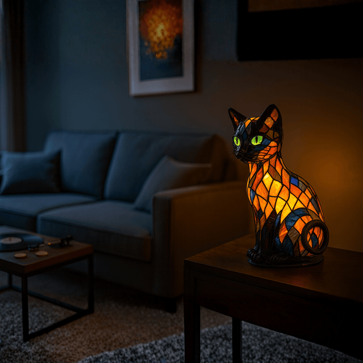 Legende LED Kat Natlampe med Blød Ambient Glød