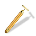Energi 24K Guld T Skønhedsbar Ansigtsrulle Massager