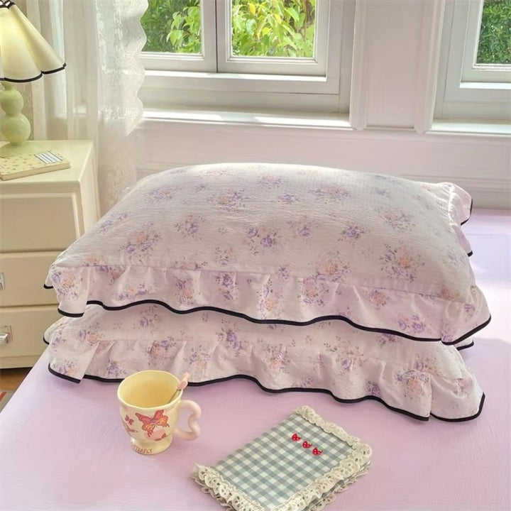 Gaze Blomster Rynket Blonde Pudevar