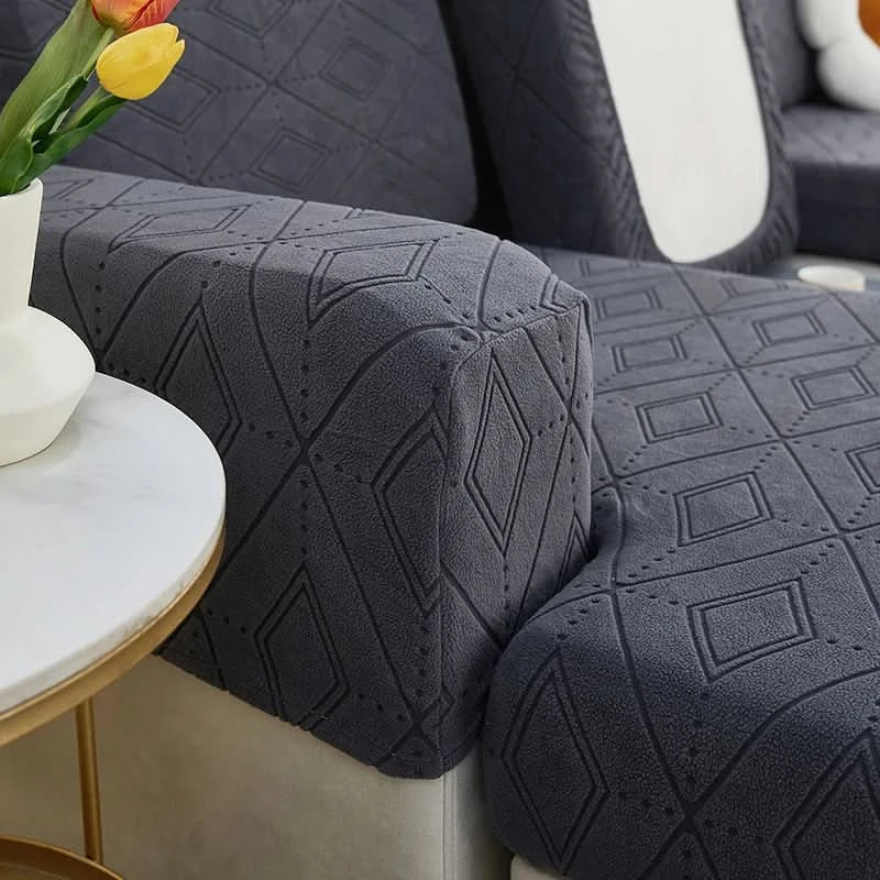 SlipBliss - Elegant Jacquard Non-Slip Sofa Cover