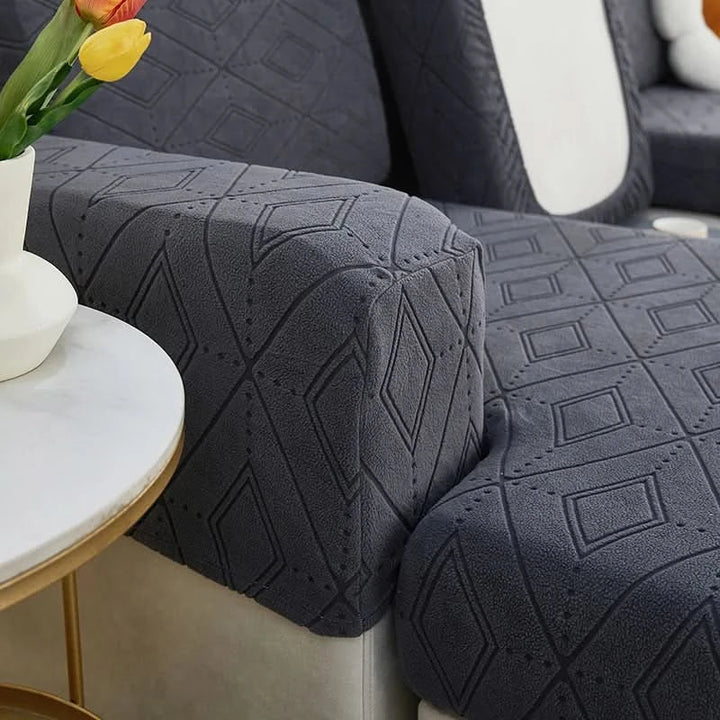 SlipBliss - Elegant Jacquard Non-Slip Sofa Cover