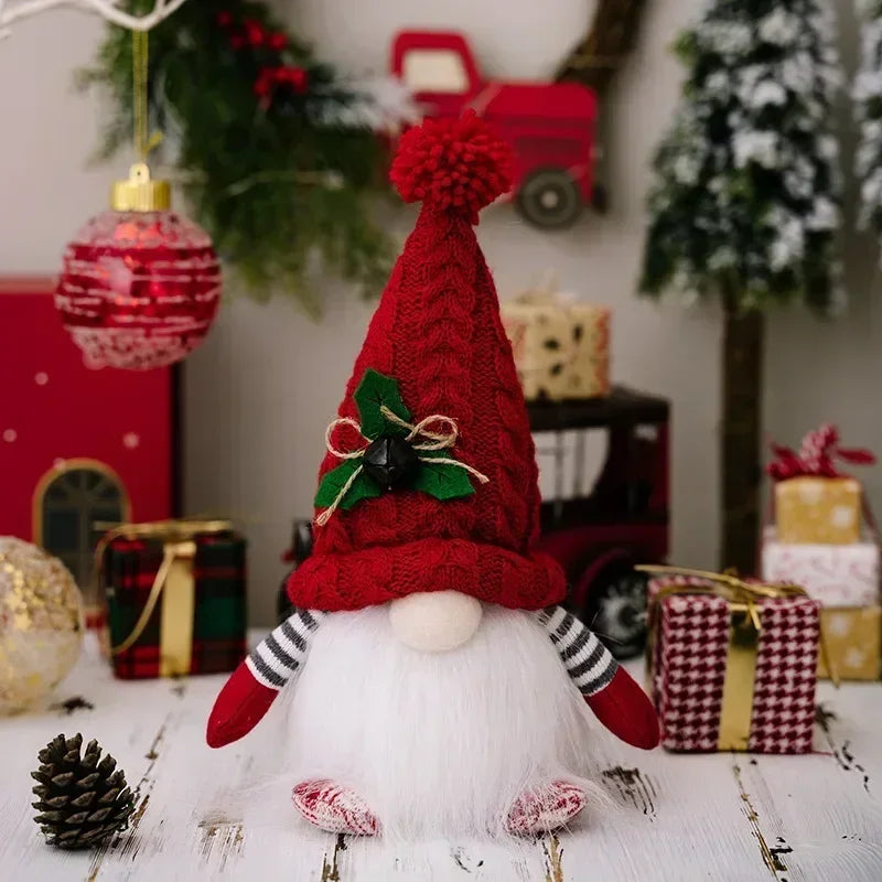 Jule Gnom Dekoration | LED Nattelys | Varm Glød Ferie Ornament