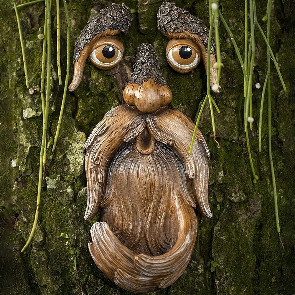 WiseWood - Gammel Mand Træ Ansigt