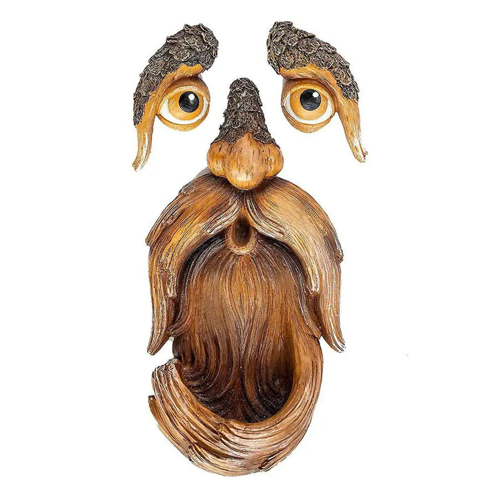 WiseWood - Gammel Mand Træ Ansigt