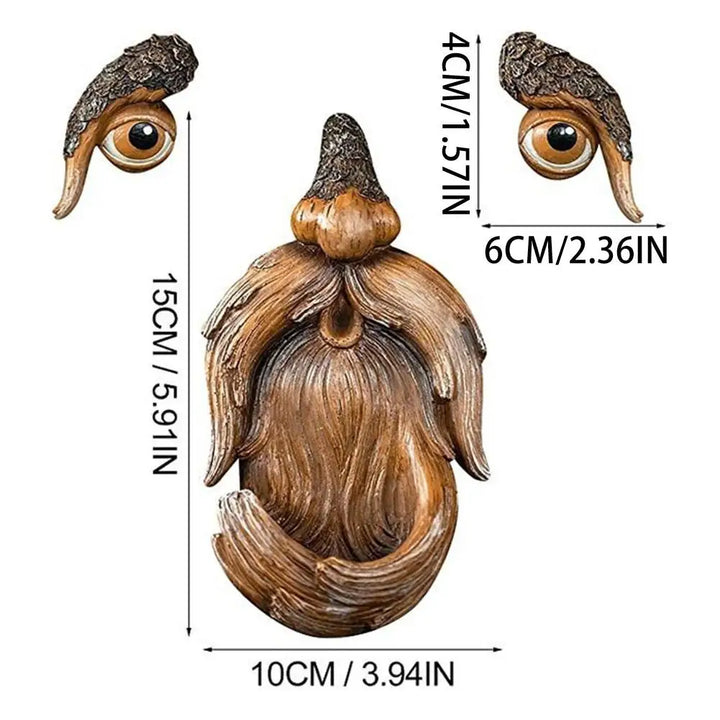 WiseWood - Gammel Mand Træ Ansigt