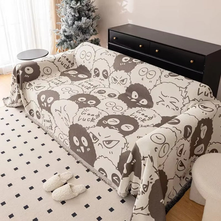 Gremlin Tegneserie Chenille Sofaovertræk