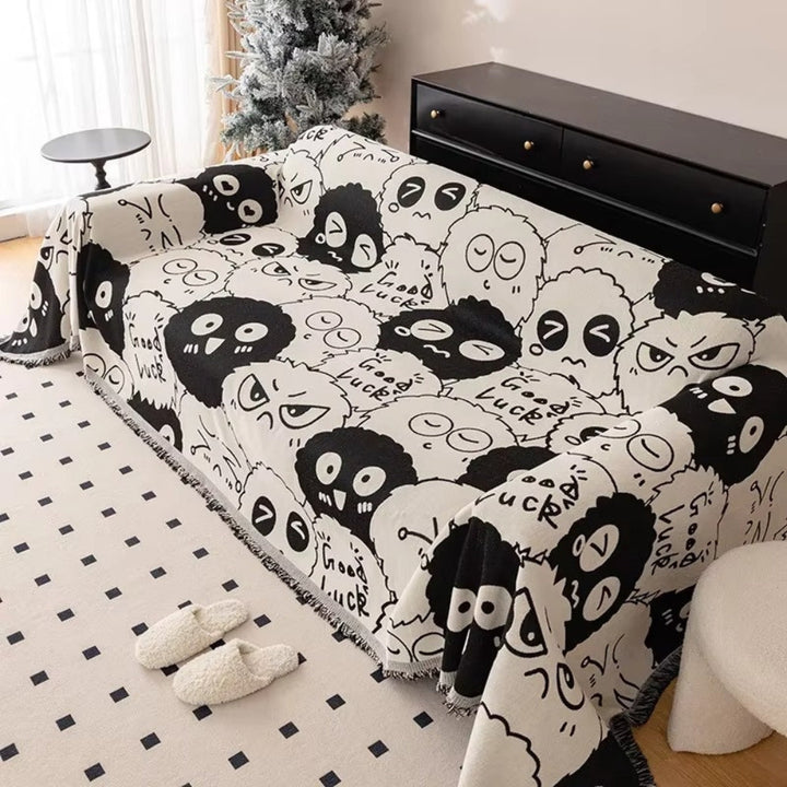 Gremlin Tegneserie Chenille Sofaovertræk