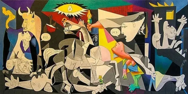 Guernica Picasso Lærred Kunst