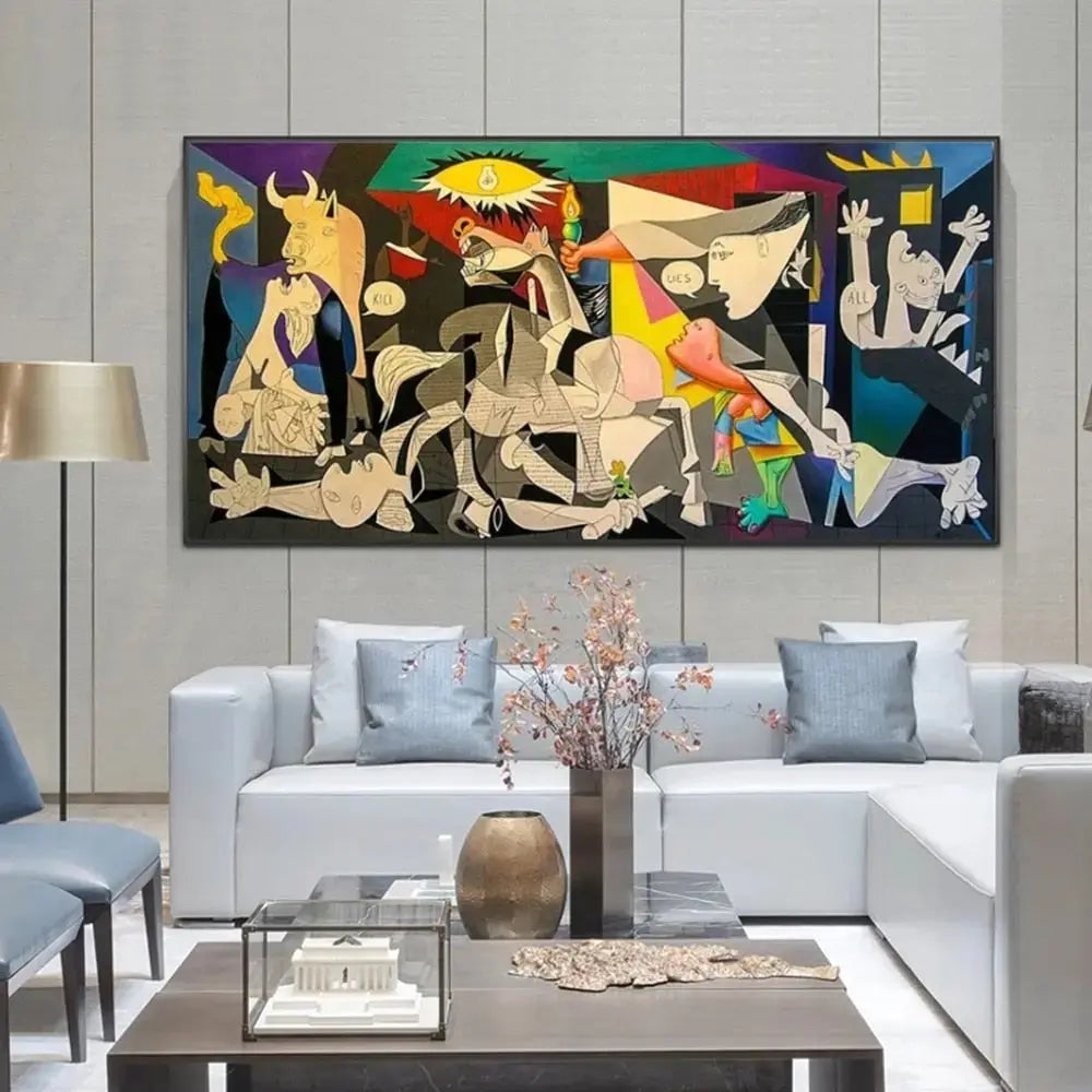 Guernica Picasso Lærred Kunst