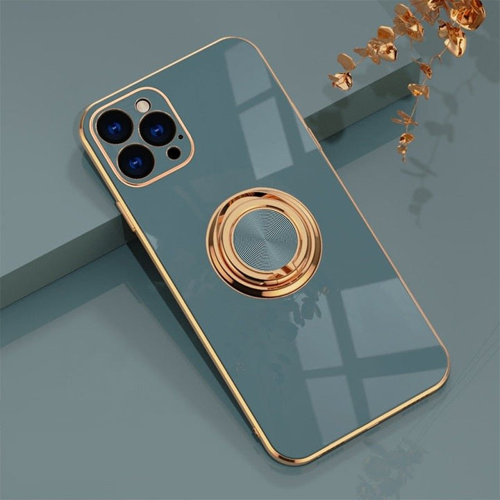iPhone Cover med Metal Stativ Ring