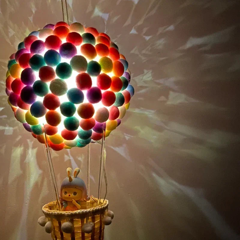 DIY Luftballon-formet Flyvende Dyr Natlampe