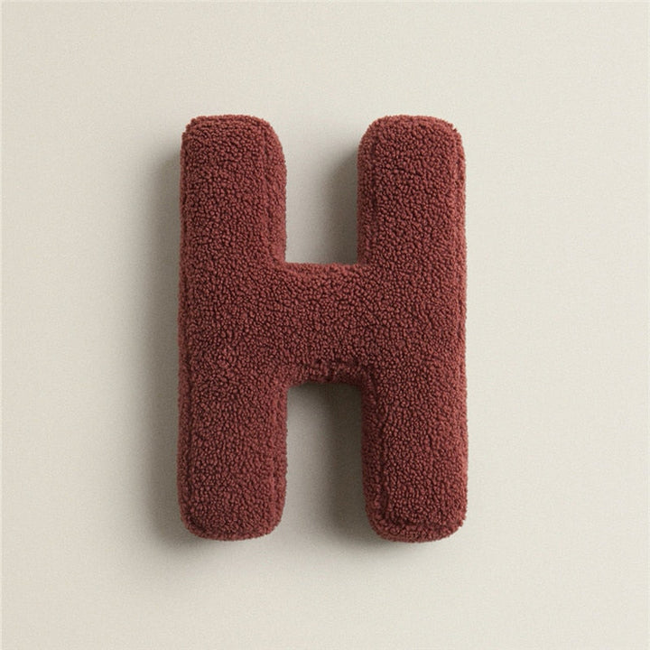 Alfabet Bogstav Fleece Pude
