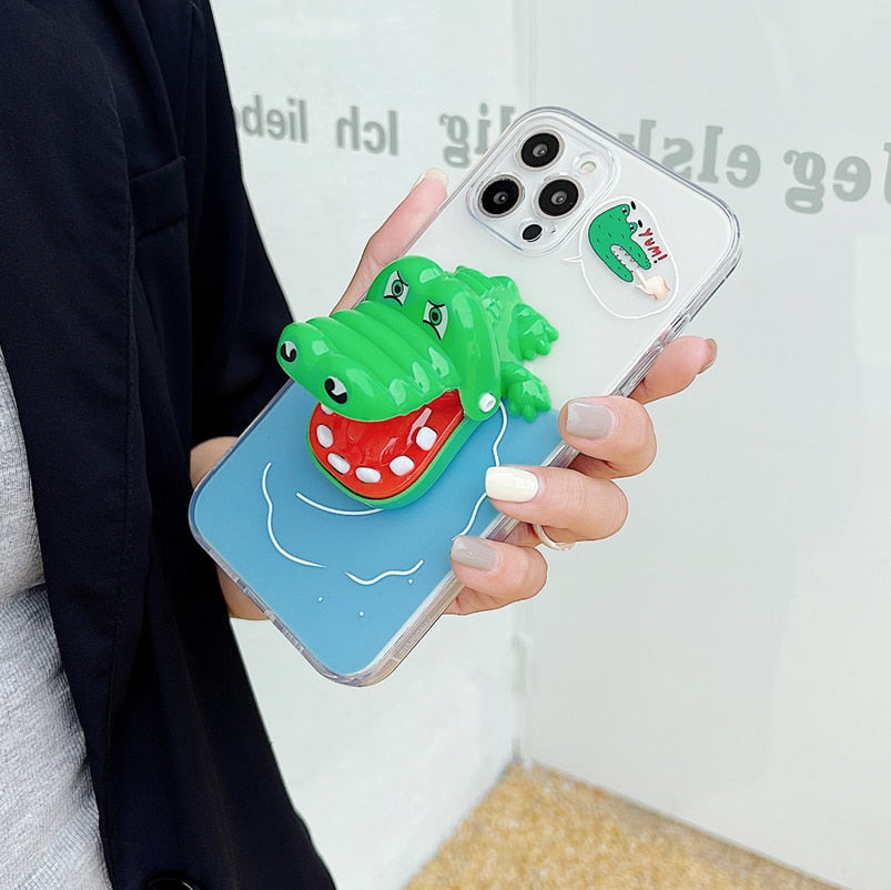 Krokodillebid iPhone Cover