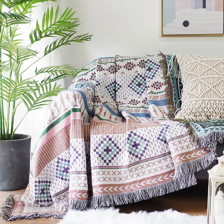 Vintage Græskar Sofa Cover Blanket