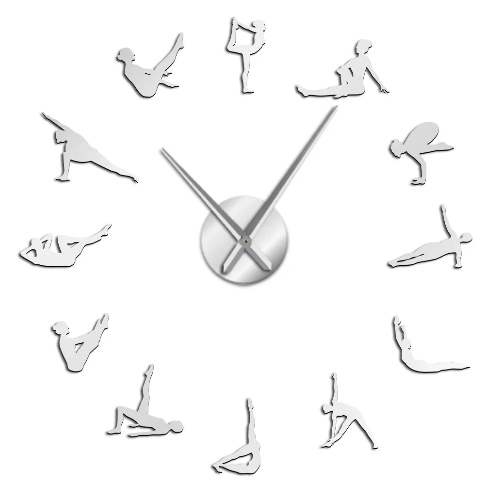 Pilates Poses DIY Vægur