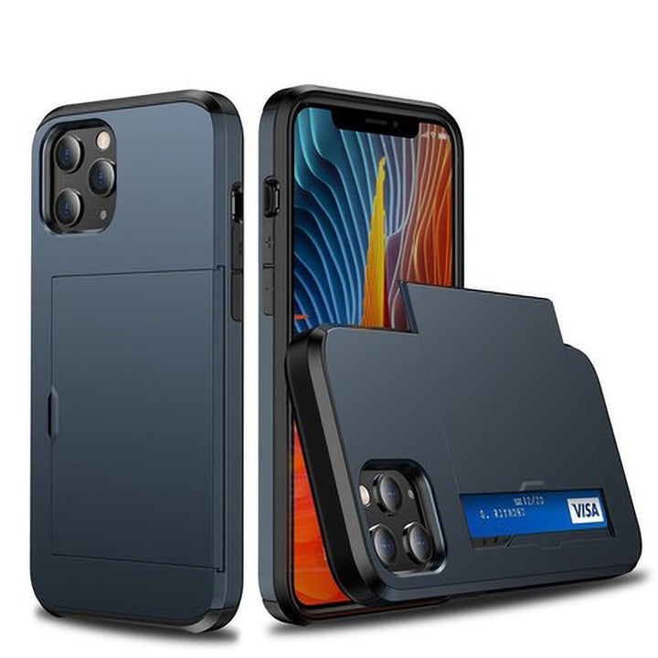 Business Armor Slide Wallet iPhone Cover