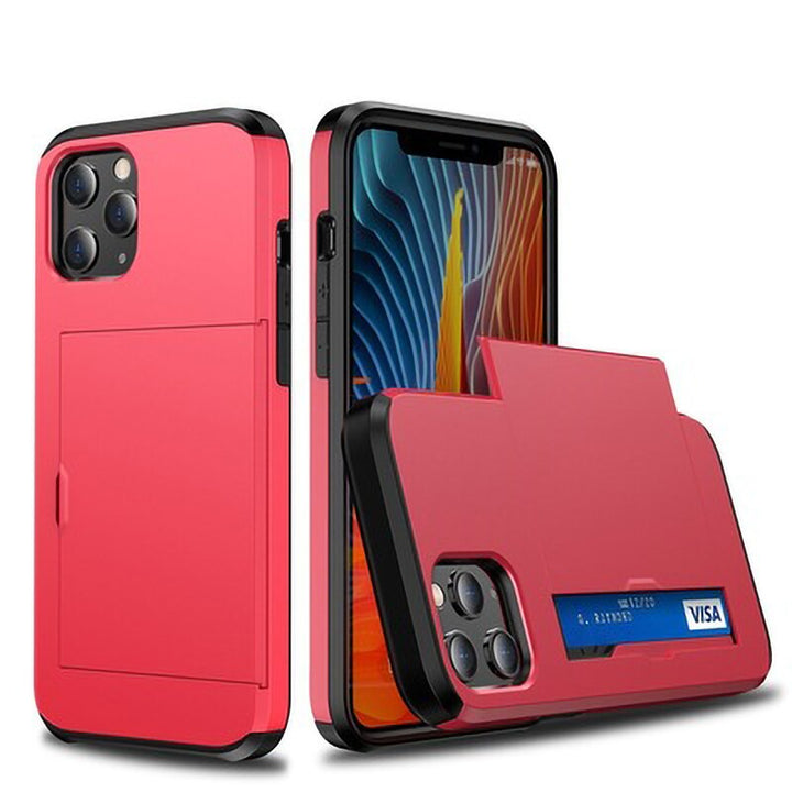 Business Armor Slide Wallet iPhone Cover