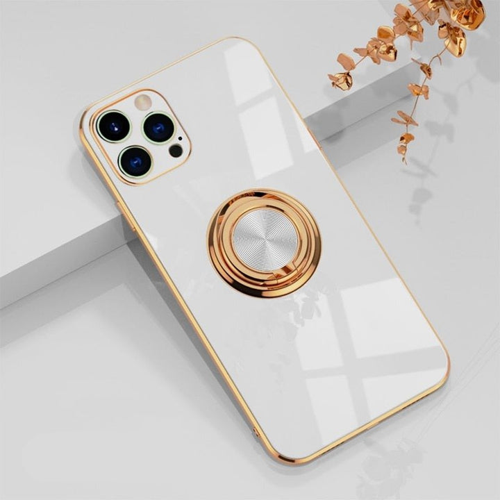 iPhone Cover med Metal Stativ Ring
