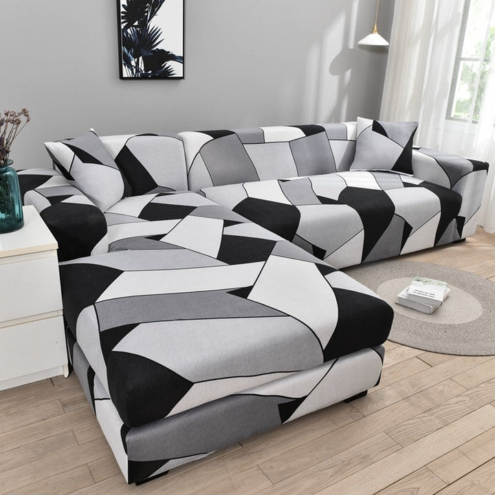 Moderne skridsikker farverig elastisk sofatræk