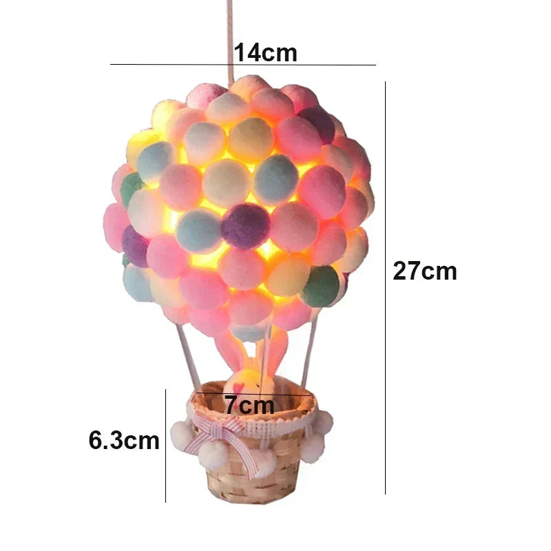 DIY Luftballon-formet Flyvende Dyr Natlampe