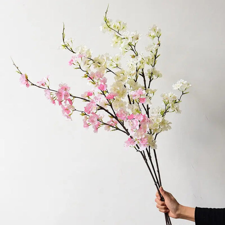 Kunstig Kirsebærblomst Gren - 109 cm Silke Blomster