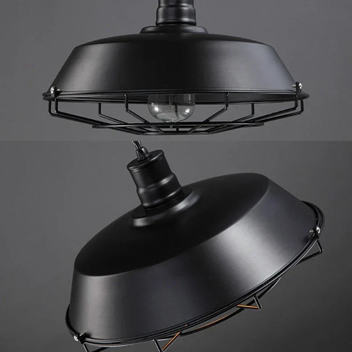 Vintage Loft Pendelampe: Industriel Retro Jern Loftlampe Chandelier til Stue, Restaurant, Bar, Køkken