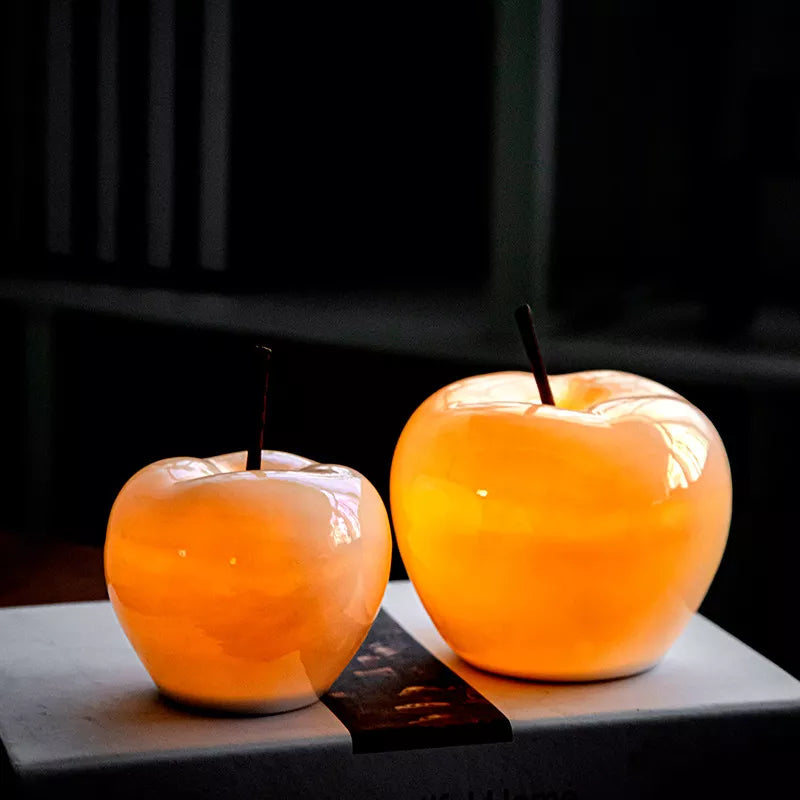 Æble Translucent Natbord Lampe